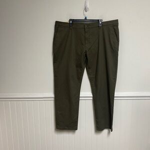 Weatherproof Vintage Men’s Chino 2.0 Slim Straight Fit Green Size 44